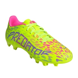 Adidas Predator Club FG/MG ID1324 Zapatos de fútbol amarillo 1