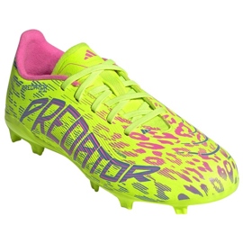ADIDAS Predator League FG/MG ID3748 Zapatos de fútbol amarillo 2