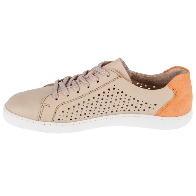 Zapatillas de zapatillas Rieker 52824-60 zapatos beige 1