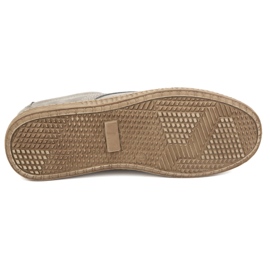 KOMODO Zapatos de cuero para hombres casuales 933/l/2 gris 6