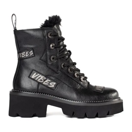 ARTIKER Botas de cuero Vibes negro 1