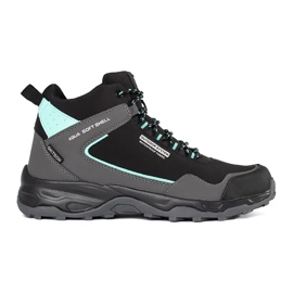 Zapatillas altas de trekking de hombre DK con protector negro 1
