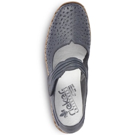 Zapatos de piel Rieker W RKR139 azul marino 13