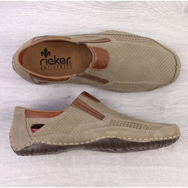 Rieker M RKR580 Zapatos calados piel marrón 13