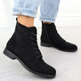 BOTS S.BARSKI HY51-136 botas negras negro 8