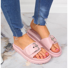 Zapatillas rosa Big Star en plataforma JJ274A308 rosado 6