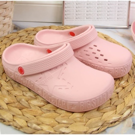 Pantuflas rosa mujer kroks rosa Big Star II275008 rosado 4