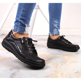 Zapatos de mujer cómodos Helios negros 9