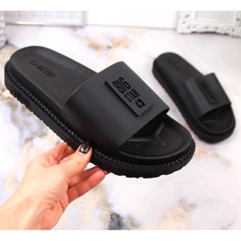 Babucha mujer plataforma negra Big Star LL274429 negro 3