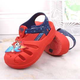 Cómodas sandalias infantiles perfumadas Paw Patrol Zaxy rojo JJ385044 01GR22BR 5