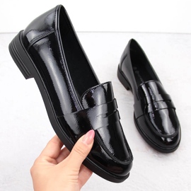 Zapatos señores mujer charol negro Potocki 12442 1