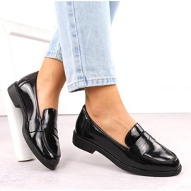 Zapatos señores mujer charol negro Potocki 12442 5