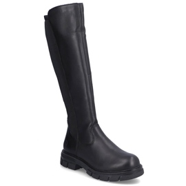 Botas aislantes de piel para mujer, negras Rieker Z9158-00 negro 6