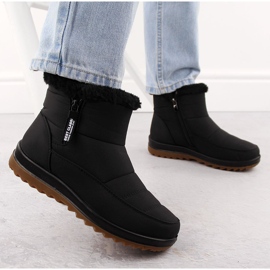 Botas de nieve de mujer con pelo, negro Potocki 66302 5
