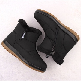 Botas de nieve de mujer con pelo, negro Potocki 66302 3
