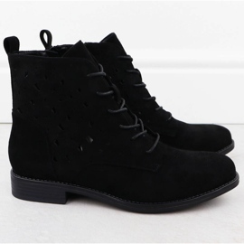 S.Barski Botas de pura femenina de ante Black S. Barski Hy51-136 negro 2