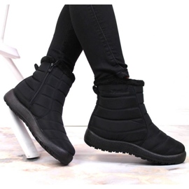 Botas de nieve impermeables con cremallera News W EVE181A negro 13