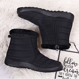 Botas de nieve impermeables con cremallera News W EVE181A negro 15