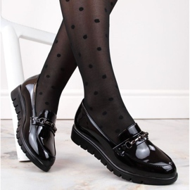 Zapatos en Wedge T.Sokolski SCA13 Varniz negro 11