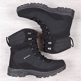 Zapatos American Club, botas de nieve trekking M AM589 negro 4