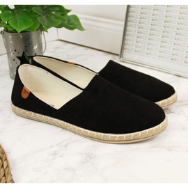 Alpargatas sin cordones con recortes News W EVE270A negro 9