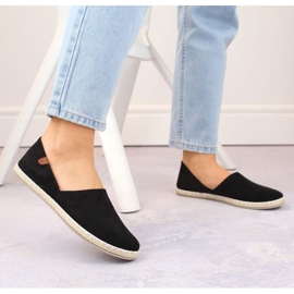 Alpargatas sin cordones con recortes News W EVE270A negro 10