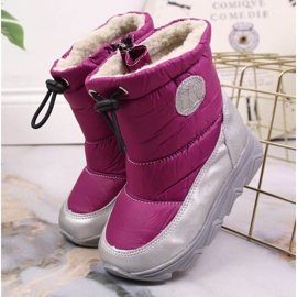 Botas de nieve insuladas Kornecki Jr KOR6896A fucsia rosado 8