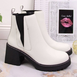Areto Botas Chelsea en el poste, sin cordones con aislamiento Artiker W HBH42 blanco 8