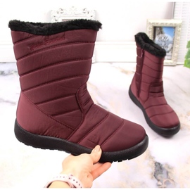Botas de nieve con aislamiento NEWS W EVE378B rojo 7