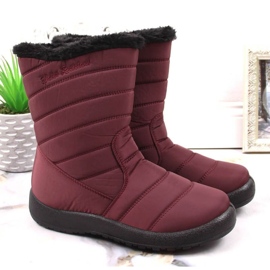 Botas de nieve con aislamiento NEWS W EVE378B rojo 8