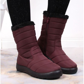Botas de nieve con aislamiento NEWS W EVE378B rojo 9