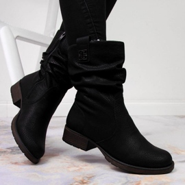 Botas con aislamiento de lana Rieker RKR174 negro 17