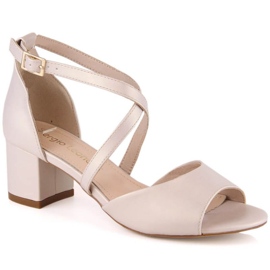 Tacones altos Sergio Leone SK367C Beige 7