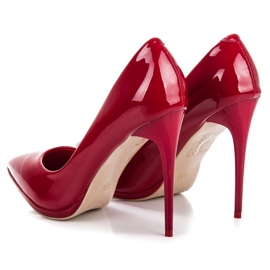 Vinceza Tacones granate rojo 2