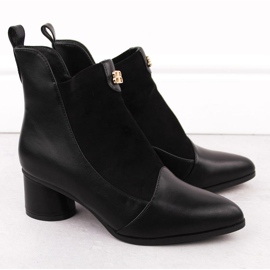 D&amp;A S.Barski Premium Collection W OLI232A botines de tacón negro 7