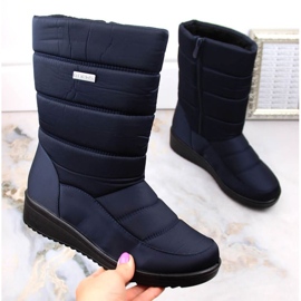 Botas de nieve altas News W EVE436B, azul marino 7