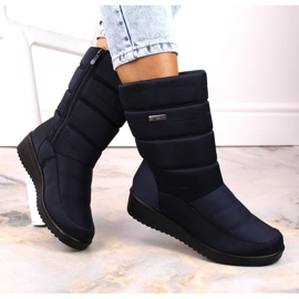 Botas de nieve altas News W EVE436B, azul marino 8