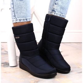 Botas de nieve altas News W EVE436B, azul marino 9