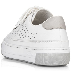 Zapatos Rieker W RKR642 piel calada blanca blanco 23