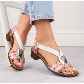 Sandalias cómodas florales Rieker W RKR334C multicolor 16