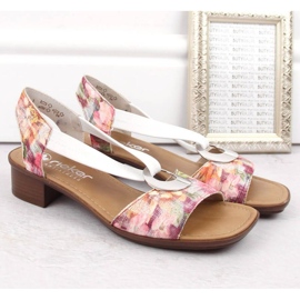 Sandalias cómodas florales Rieker W RKR334C multicolor 19