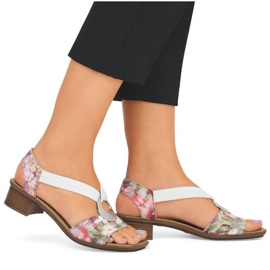 Sandalias cómodas florales Rieker W RKR334C multicolor 21