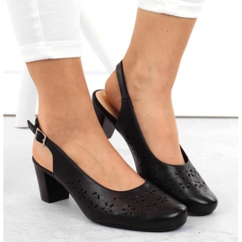 Sergio Leone W SK436A sandalias caladas negro 8