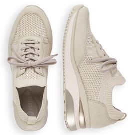 Rieker Cómodas zapatillas deportivas Remonte W RKR693 beige 20