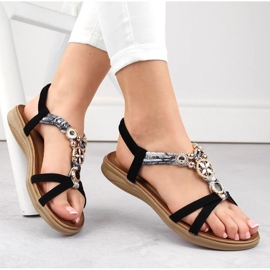 Artiker W HBH75B sandalias cómodas negro 7