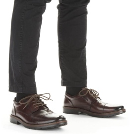 Zapatos con banda elástica Rieker M 15320-25 marrón 19