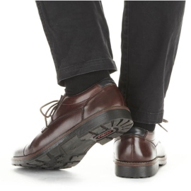 Zapatos con banda elástica Rieker M 15320-25 marrón 21
