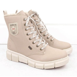 Botas de mujer Rieker con beige RKR557B 16