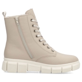 Botas de mujer Rieker con beige RKR557B 17