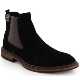 Big Star INT2047 botas Jodhpur para hombres negro 5